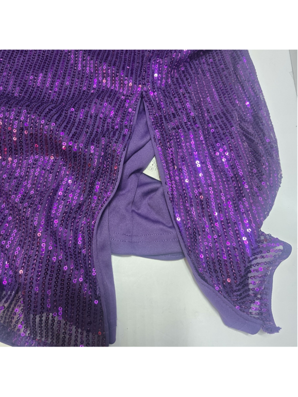 Women's Jasambac Purple Sequin Dress NWT Medium - Picture 2 of 11